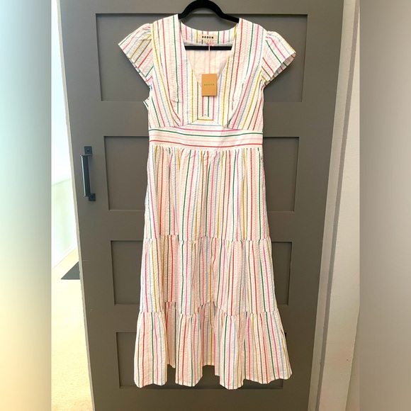 Boden Dresses & Skirts - 🌈 Boden dress rainbow seersucker